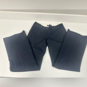 Banana Republic Black Pinstripe Dress Pants